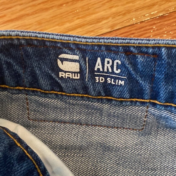 ARC 3D slim G Raw Jeans 36W 34L - Picture 6 of 9